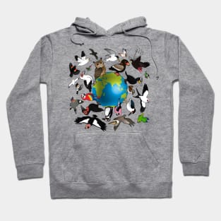 Birdorables Fly Around the Earth Hoodie
